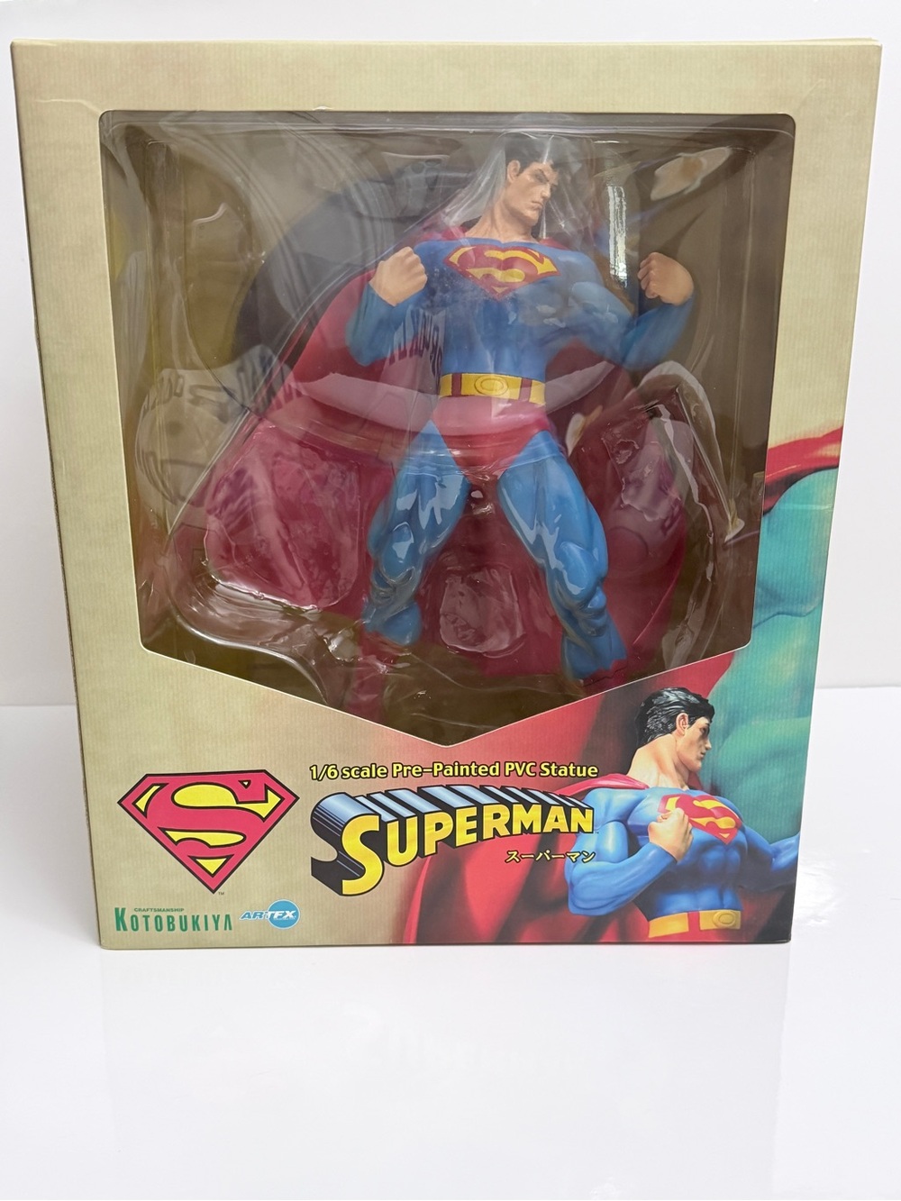 Kotobukiya ARTFX Superman 1/6 Scale Statue Pre-Painted PVC Figure DC Comics